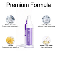 Pasta Gigi Pembersih Mendalam Label Pribadi Serum Pemutih Gigi Pasta Gigi Profesional Pasta Gigi Pemutih Gigi Ungu
