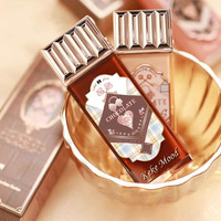 Rouge à lèvres liquide chocolat marque privée 9 couleurs haute Pigment non collant longue durée mat velours lisse maquillage brillant à lèvres 4.5ml