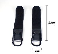 Crochet de poussette pour bébé, clip ou accrocher un sac à couches à votre landau ou poussette, 2 pièces