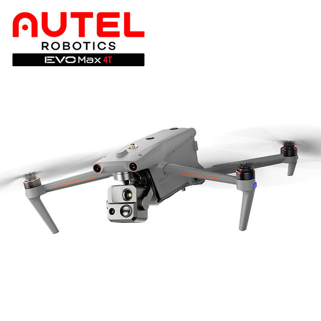 Autel EVO Max 4T 640x512 Thermal Drone Standard Package Remote Plastic 15km Transmission for Commercial Mapping Inspection