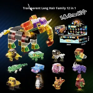<strong>Mini</strong> STEM Educational <strong>Toy</strong> Dinosaur <strong>Brick</strong> Game <strong>Set</strong> 12 Kinds ABS Plastic <strong>Building</strong> <strong>Blocks</strong> For Kids Aged 5 To 7 Years Factory-Priced - Product Image 5