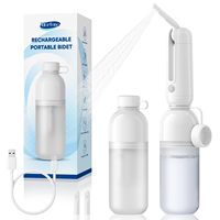 Bidé Portátil Eléctrico de Alta Presión para Viajes al Aire Libre, Rociador de Bidé Eléctrico Portátil para Higiene Femenina, Bidé Portátil Eléctrico