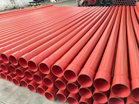 Conduit de câblage MPP orange DN110, conduit de câblage en polypropylène modifié, conduit flexible haute pression, tuyau industriel