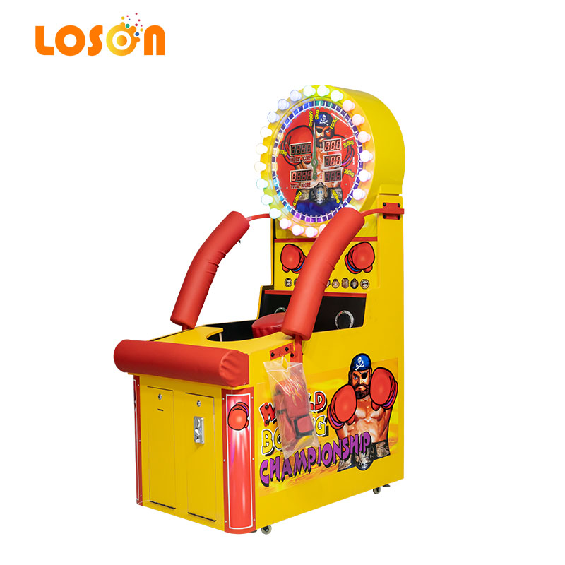 Yellow Boxing game machine