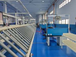 Fabrika ambalaj üretim hattı sınıflandırma taşıma ekipmanları için özelleştirilmiş boyutu yerçekimiyle taşımalı makaralı konveyör sistemi - Product Image 5