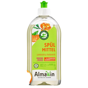 Líquido Lavavajillas Orgánico Perfecto de la Marca Domko, Aroma a Espino Amarillo y Mandarina, 500 ml, Detergente Potente con 80% de Ingredientes Activos - Product Image 3