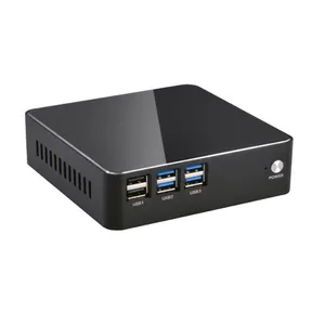 MEEGOPAD Komputer Intel Nuc Pc I3/I5/I7, Komputer 4th-7th Mendukung Win10/Win11/Linux untuk Bisnis Cerdas Kipas Kecil Pc Mini Portabel