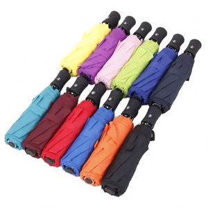 Parapluie pliant automatique compact de haute qualité, promotionnel, bon marché, personnalisé, avec protection UV et imperméable, vente en gros - Product Image 1