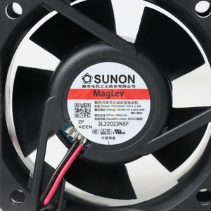 Ventilateur axial de refroidissement SUNON PMD4806PTVX-A U.GN 60x60x25mm 48VDC 5.5W 114mA 40CFM 7600RPM avec roulement Vapo - Product Image 6