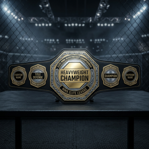 <b>Elite</b> MMA Heavyweight Championship Belt Custom Personalized Own Title Heavyweight Championship Belt Adult Size Championship Belt - Product Image 2