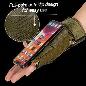 قفازات ركوب الدراجات نصف الأصابع متينة لعام 2025، مقاومة للقطع والثقب، مضادة للانزلاق، قابلة للتنفس، لركوب الدراجات الجبلية - Product Image 2