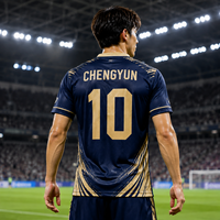 Camiseta de Fútbol Personalizada Auténtica con Impresión Digital a Medida para Minoristas Deportivos Globales