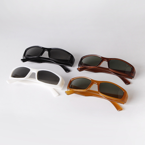 STY77361H tendenza <span class=keywords><strong>Vintage</strong></span> Y2K rettangolo sport occhiali da sole nero montatura da uomo retrò occhiali da sole donna all'ingrosso UV400 ciclismo tonalità - Product Image 6