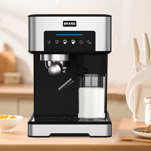 Bán Buôn 3 Trong 1 Adapter Latte Cappuccino Cà Phê Maker 20 Bar Nhà Chuyên Nghiệp Mặt Đất Cà Phê Máy Pha Cà Phê Với Sữa Tank - Product Image 2