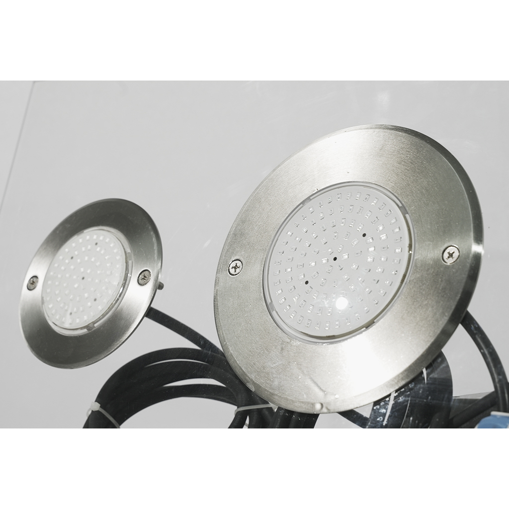 12Volt Slim Stainless Steel RGB Pool Lamp Waterproof IP68 Submersible LED Underwater Swimming Pool Lights