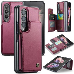 Portefeuille en cuir magnétique pour Samsung Galaxy Z <span class=keywords><strong>Fold3</strong></span> avec étui en cuir PU - Product Image 6