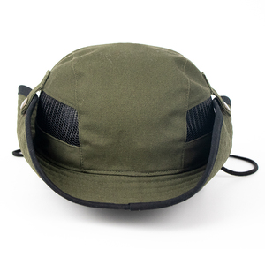 Qianzun Người Đàn Ông Của Ngoài Trời Sử Dụng Quân Đội Màu Xanh Lá Cây Bên Lưới Có Thể Điều Chỉnh Tùy Chỉnh In Ngư Dân Cap Xô <span class=keywords><strong>Hat</strong></span> Với Chuỗi - Product Image 4