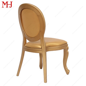 Hot <span class=keywords><strong>Sale</strong></span> Stapelbarer eleganter Hotel Bankett Gold Louis <span class=keywords><strong>Ghost</strong></span> Stuhl für Veranstaltungen - Product Image 5