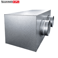 Boîte de distribution d'air galvanisée en acier pour diffuseur linéaire à fentes, boîte de distribution d'air isolée pour système HVAC monté au plafond