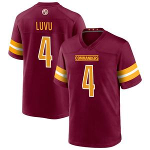 2025 Washington da uomo maglie da Football americano di alta qualità abbigliamento sportivo con Logo cucito ricamato maglie personalizzabili con logo - Product Image 3