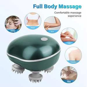 Masseur de tête électrique portable multifonctionnel en silicone souple, appareil intelligent pour le traitement du cuir chevelu, masseur de cuir chevelu en silicone - Product Image 3