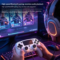 Manette de jeu sans fil PS5, double vibration, gyroscope 6 axes, joystick à double effet Hall, manette de jeu