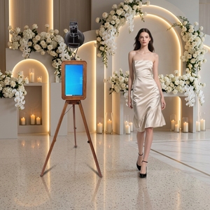 บูธถ่ายรูปงานแต่งงานไม้สไตล์วินเทจ |   พิมพ์ภาพทันทีสองด้าน รองรับการใช้งานกับ <span class=keywords><strong>iPad</strong></span> และกล้อง DSLR |   รีโมทคอนโทรล |   <span class=keywords><strong>ราคา</strong></span>ขายส่ง - Product Image 1