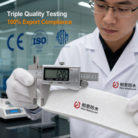 Toiture en TPO avec support en tissu pour l'étanchéité des toitures métalliques et des structures en béton, application entrepôt de conception chinoise, garantie 5 ans