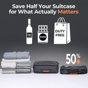 Relime Travel Vacuum Bags Medium Reusable Compression Storage For Clothing Camping Packing - Product Image 5