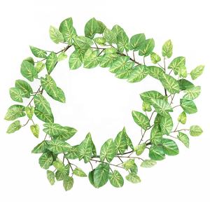 <span class=keywords><strong>Guirlande</strong></span> de plantes artificielles de 180 cm de long avec 86 feuilles pour la décoration intérieure des restaurants (vente en gros) - Product Image 6