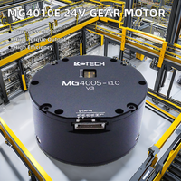 XYT MG4010E 24V 2.5Nm Dual Encoder, peredam roda gigi planet rasio 1:10 sambungan Robot motor DC permanen