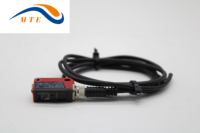 Sensor de Contraste de Color LEUZE Tipo KRTM 3B/21121-S8, Interruptor Fotoeléctrico para Detección de Etiquetas de Embalaje, Automatización Industrial
