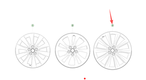 Jante arrière de 21 pouces pour Tesla Model S 1066519-01-C 1066519-00-C |   Roue de rechange premium - Product Image 6