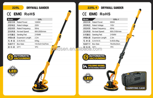 <span class=keywords><strong>Lijadora</strong></span> eléctrica <span class=keywords><strong>de</strong></span> yeso <span class=keywords><strong>de</strong></span> cuerpo desmontable plegable LED BMC <span class=keywords><strong>de</strong></span> 225mm y 950W, <span class=keywords><strong>lijadora</strong></span> automática <span class=keywords><strong>de</strong></span> <span class=keywords><strong>pared</strong></span> con mango largo <span class=keywords><strong>para</strong></span> bricolaje - Product Image 3