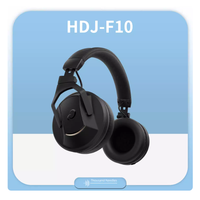 Pioneer DJ HDJ-F10 : Casque de monitoring sans fil haut de gamme |   SonicLink 9ms, Bluetooth 5.2 ANC |   Robuste, pour le DJing, le streaming et la production
