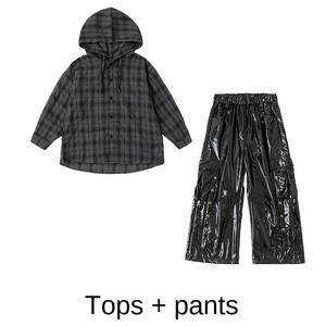 Traje de baile de jazz para niños SXCCYH, conjunto de desfile de moda para niñas, traje de actuación de baile pop de jazz - Product Image 6