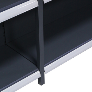 Étagères de supermarché présentoir Casewood grain couleur personnalisation support de cadre mural simple face support à deux extrémités - Product Image 5
