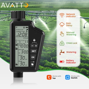 AVATTO Tuya WiFi Controlador inteligente Manipulador de válvula de agua Temporizador Sistema de riego inteligente Funciona con Alexa Google - Product Image 1