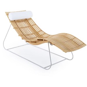 Tumbona Moderna de Madera <span class=keywords><strong>para</strong></span> Dormitorio, Diseño Ergonómico, 157x60x76cm, Marrón, Daybed, Sonnenliege, Transat - Product Image 5