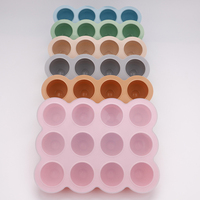Kingkam Siliconen Babyvoeding Vriezer Dienblad Fruit Voedsel Feeder Bijtring Ijs Kubus Lade Maker Voor 0-12 Maanden Babyvoeding Opslag Container