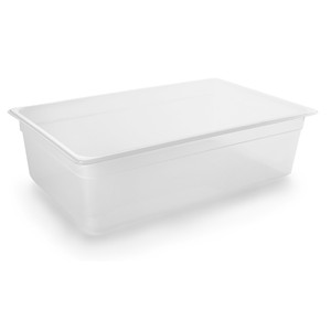 Contenitore per Alimenti 1 Qt in Polipropilene Rettangolare con Coperchio per Uso in Cucina - Product Image 1