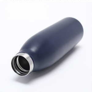 Stainless Steel Water Bottle 304 Insulated Bullet Shape Travel Use Ink Blue - Product Image 1