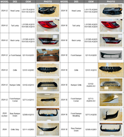 Kit de pare-chocs avant CZJF pour Toyota Camry LE SE 2024 2025 vente à chaud matériau ABS lèvre de pare-chocs arrière becquet inférieur 81170-AQ040