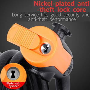 UMEDO टिकाऊ स्टील साइकिल ताला कुंजी के साथ साइकिल केबल ताला - Product Image 2