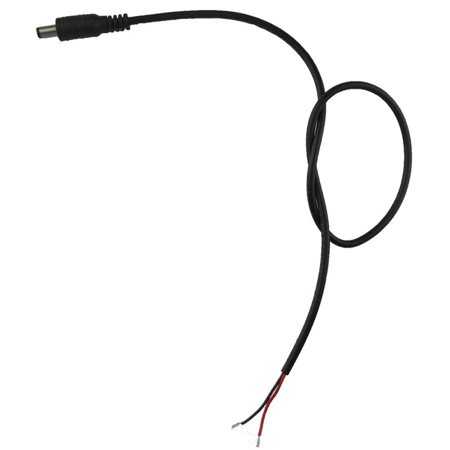 DC5521 Male Connectors 50cm 0.3 Square Meters Cable for Led Quantum Board
