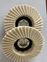 5 pouces X 7/8 "tonnelle laine feutre rabat disque de polissage feutre disque roue de polissage pour 125 meuleuse d'angle pour polir le verre métallique