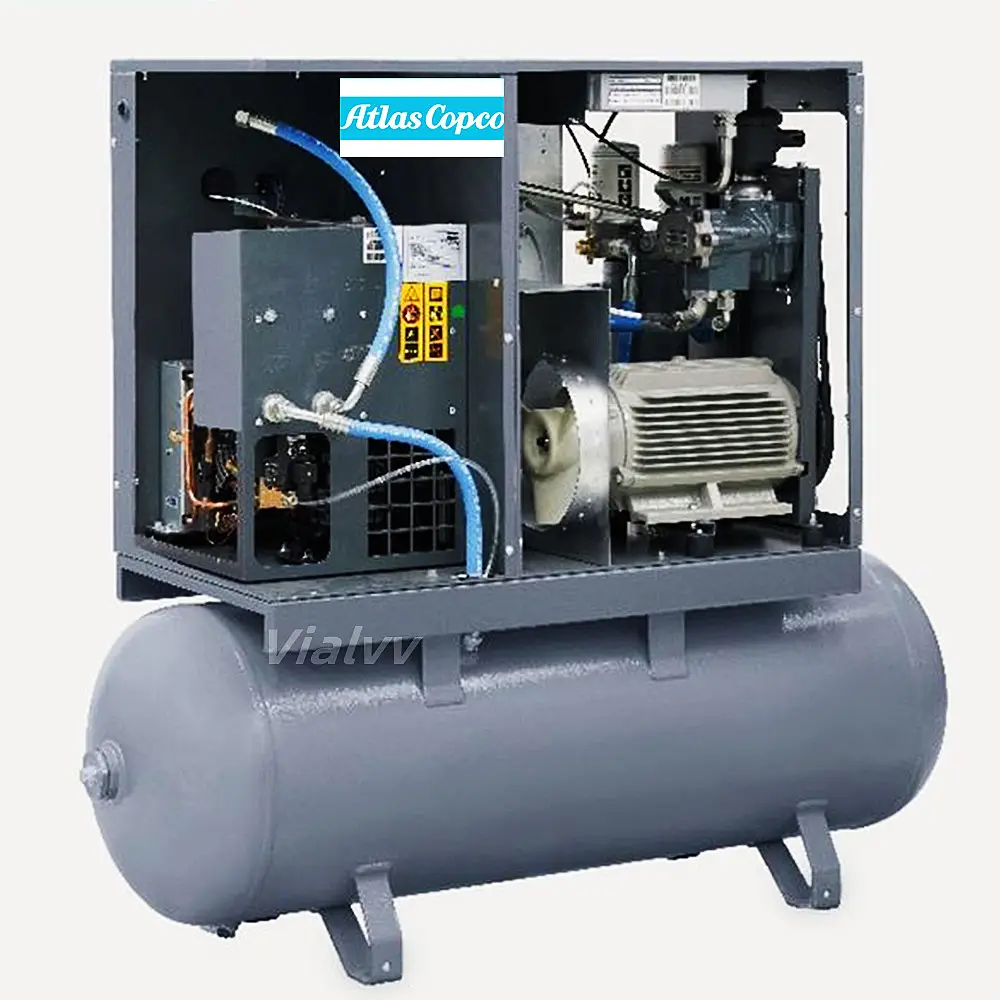 Compressor de ar para secador atlas g11, compressor de ar integrado no parafuso g11ff atlas 11kw atlas 15cv co