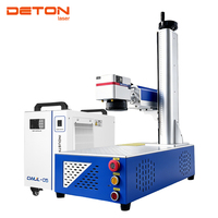 Machine de marquage laser intégrée DETON UV, haute vitesse, source laser 3W/5W, JPT, numérotation de série précise, code QR, codage de date, CNC