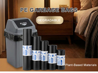 Sacs poubelles épais de 3 mil, qualité entrepreneur, pour gestion immobilière, très résistants, anti-fuite, pour poubelles commerciales, utilisation en supermarché (OEM)