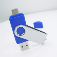 Nueva Memoria USB Hybour 2 en 1 Tipo-C USB 3.0 de 4GB-128GB, Plástico, Multicolor, 1 Año de Garantía, Venta al Por Mayor
